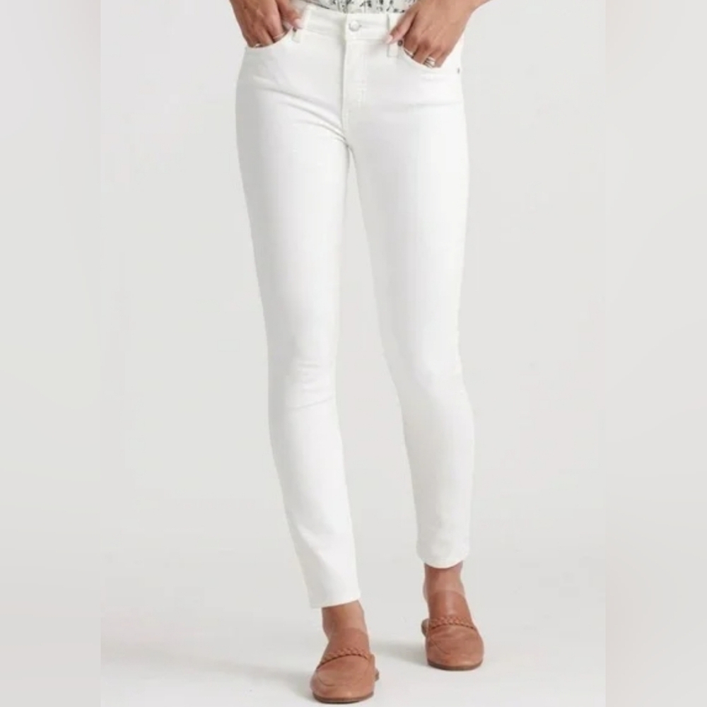 Lucky Brand White Ankle Crop Jeans